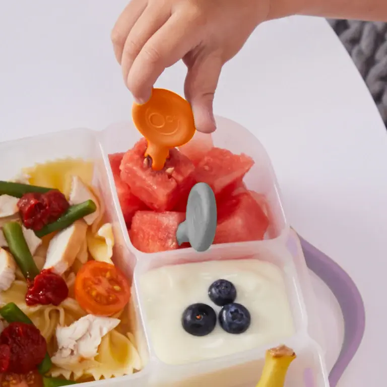 B.Box b.box Mini Spoon & Mini Flork pack (poly bag) - Blossom