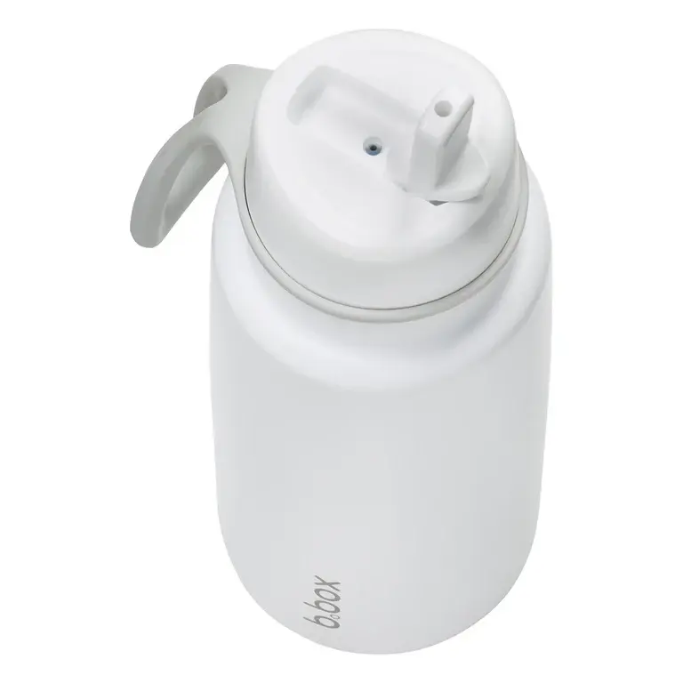 B.Box b.box 1L Insulated Flip Top Drink Bottle - White Out