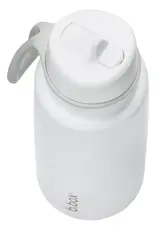 B.Box b.box 1L Insulated Flip Top Drink Bottle - White Out