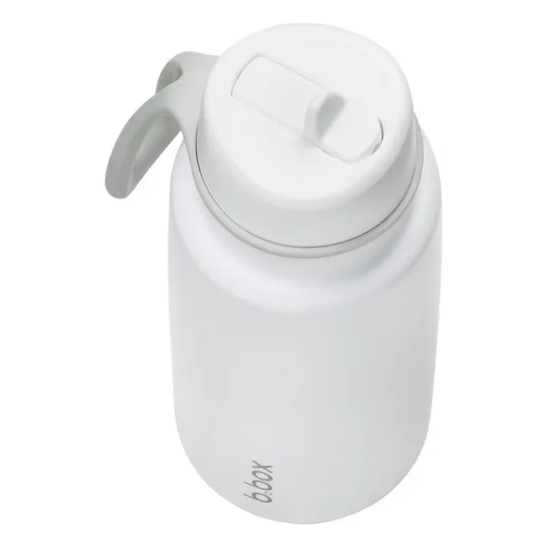 B.Box b.box 1L Insulated Flip Top Drink Bottle - White Out