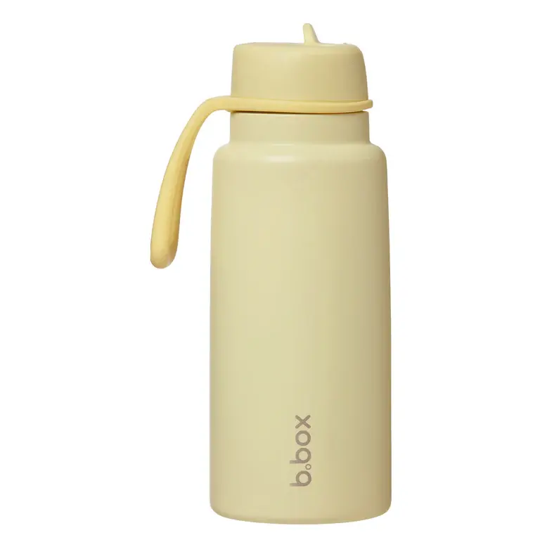 B.Box b.box 1L Insulated Flip Top Drink Bottle - Lemon Twist