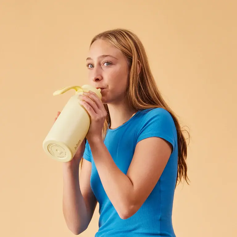 B.Box b.box 1L Insulated Flip Top Drink Bottle - Lemon Twist