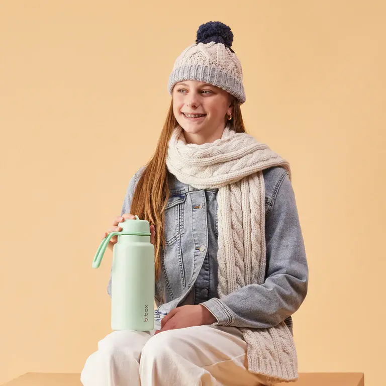 B.Box b.box 1L Insulated Flip Top Drink Bottle - Spearmint