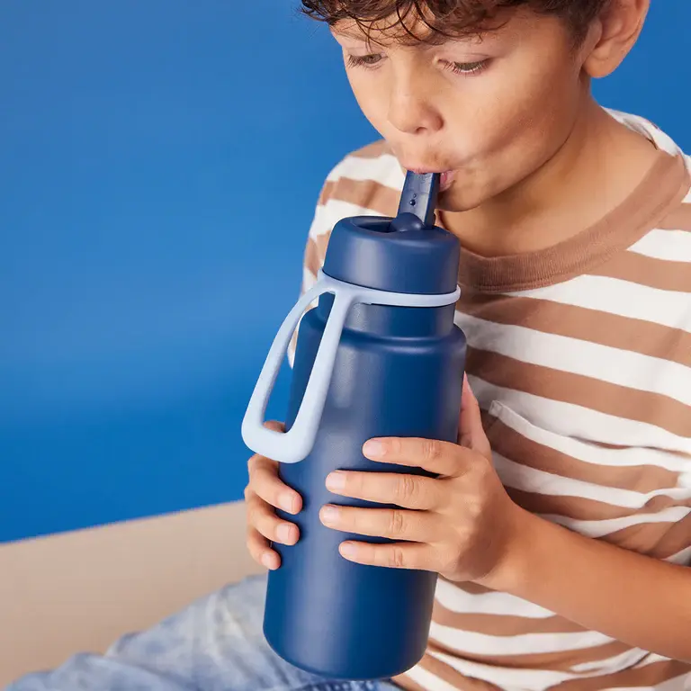 B.Box b.box 1L Insulated Flip Top Drink Bottle - Midnight