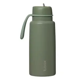 B.Box b.box 1L Insulated Flip Top Drink Bottle - Olive