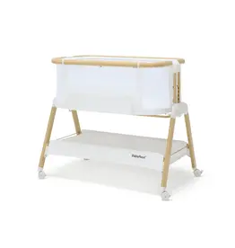 BabyRest Babyrest Alfie Bedside Bassinet - White/Natural