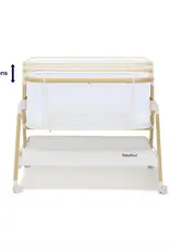 BabyRest Babyrest Alfie2 Bedside Bassinet - White/Natural