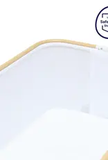 BabyRest Babyrest Alfie2 Bedside Bassinet - White/Natural