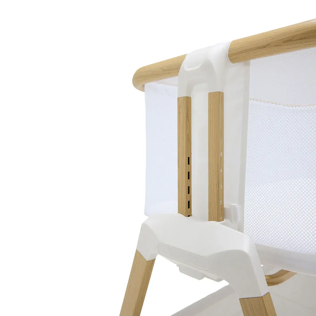 BabyRest Babyrest Alfie2 Bedside Bassinet - White/Natural