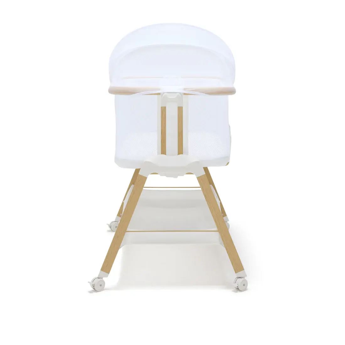 BabyRest Babyrest Alfie Bedside Bassinet - White/Natural