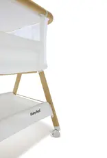 BabyRest Babyrest Alfie Bedside Bassinet - White/Natural