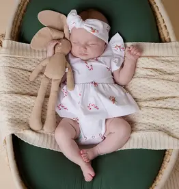 Snuggle Hunny Kids Snuggle Hunny Candy Cane Short Sleeve Organic Dress