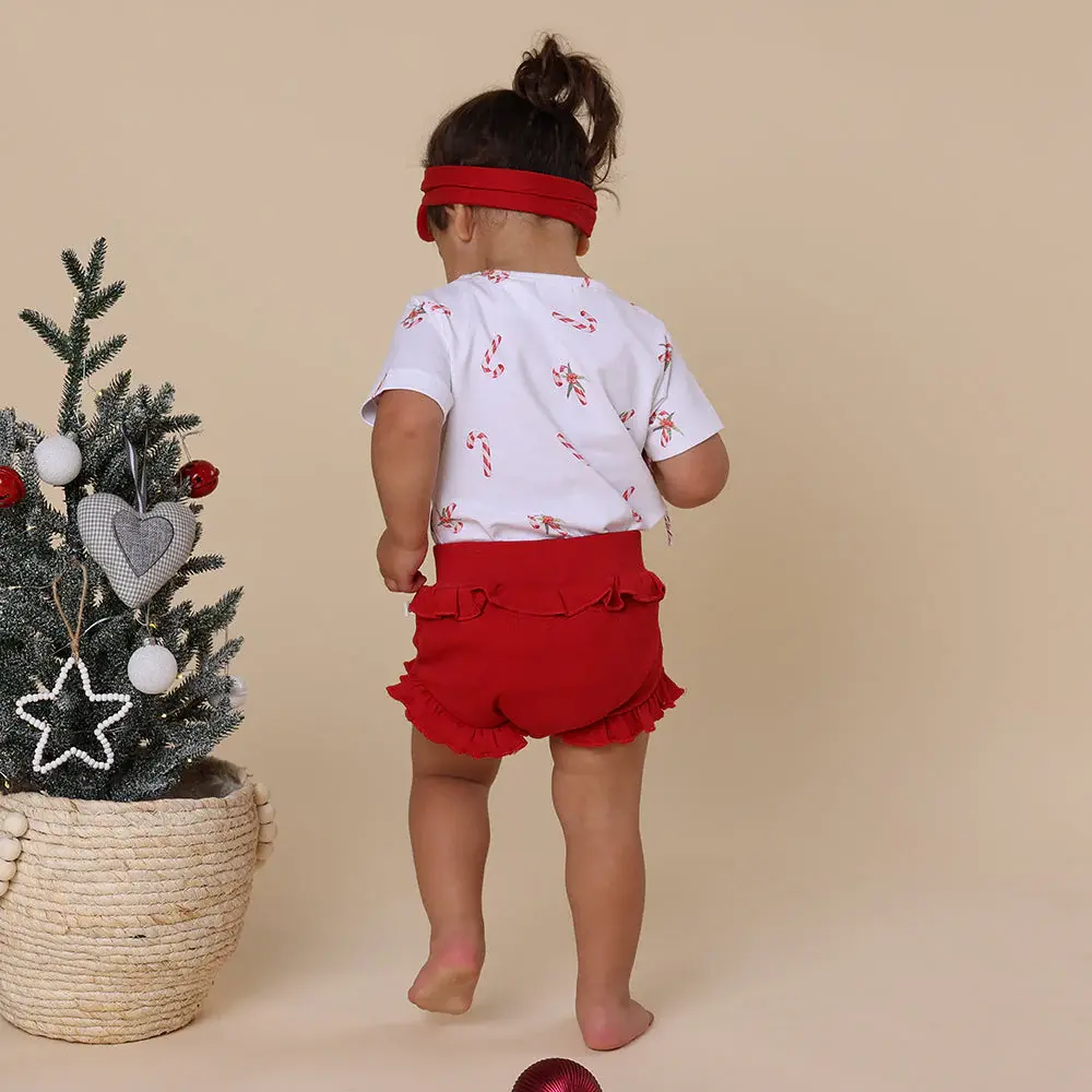 Snuggle Hunny Kids Snuggle Hunny Candy Cane Organic T-Shirt