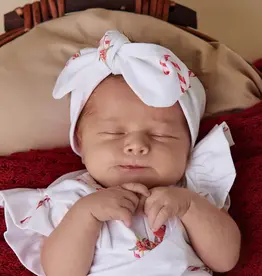 Snuggle Hunny Kids Snuggle Hunny Candy Cane Organic Topknot