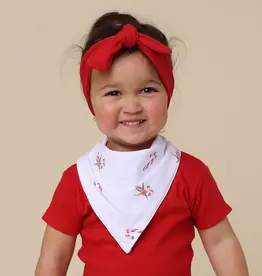 Snuggle Hunny Kids Snuggle Hunny Candy Cane Organic Dribble Bib