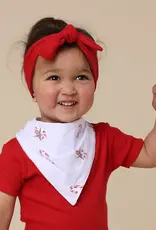 Snuggle Hunny Kids Snuggle Hunny Candy Cane Organic Dribble Bib