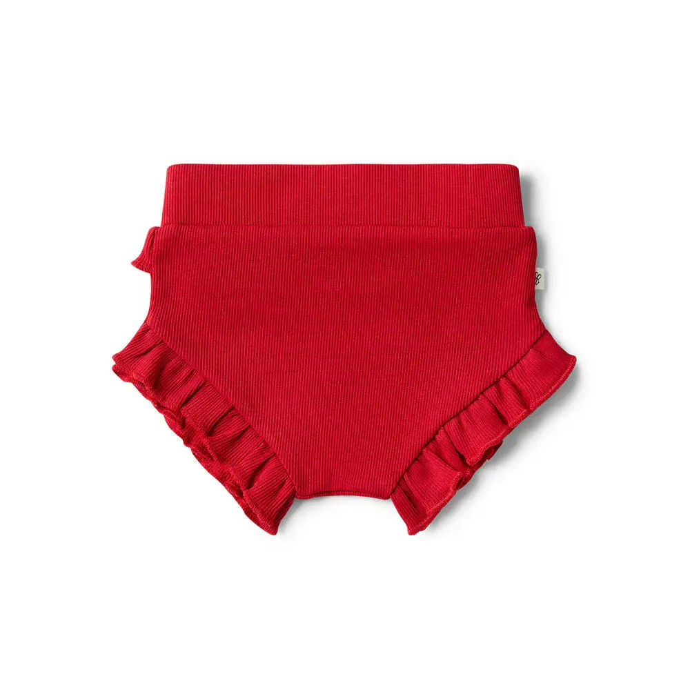 Snuggle Hunny Kids Snuggle Hunny Red Organic Bloomers