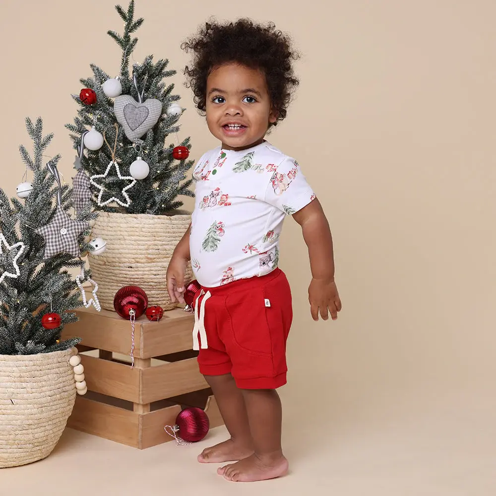 Snuggle Hunny Kids Snuggle Hunny Kangas & Koalas Short Sleeve Organic Bodysuit