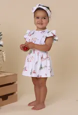 Snuggle Hunny Kids Snuggle Hunny Kangas & Koalas Short Sleeve Organic Dress