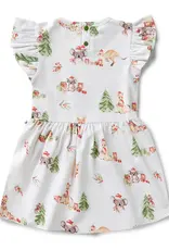 Snuggle Hunny Kids Snuggle Hunny Kangas & Koalas Short Sleeve Organic Dress