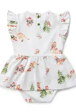 Snuggle Hunny Kids Snuggle Hunny Kangas & Koalas Short Sleeve Organic Dress