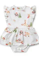 Snuggle Hunny Kids Snuggle Hunny Kangas & Koalas Short Sleeve Organic Dress