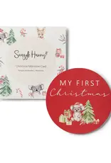 Snuggle Hunny Kids Snuggle Hunny Kangas & Koalas Reversible Single Milestone Card