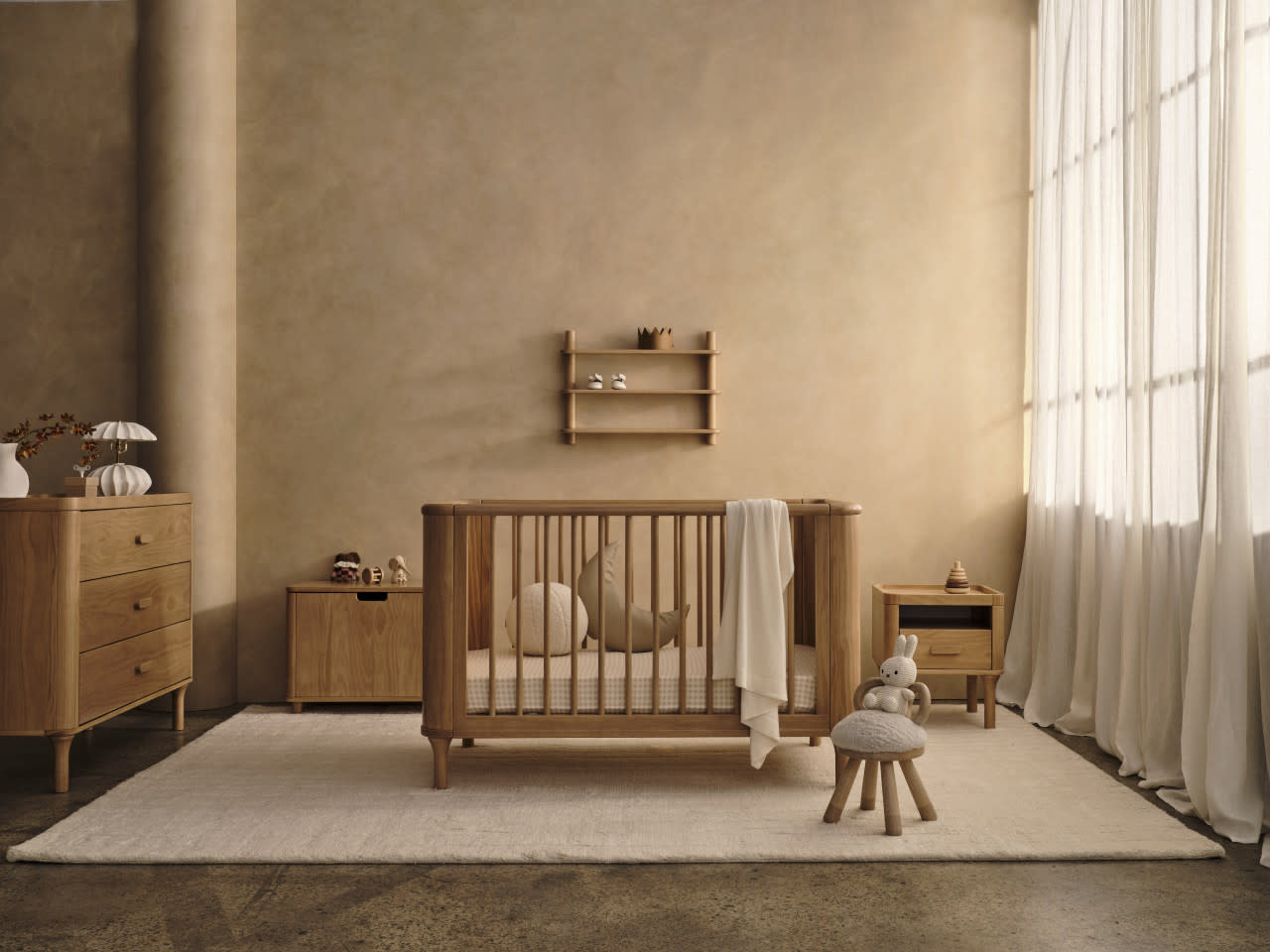 Tasman Eco Tasman Eco Willow Cot Includes Mattress