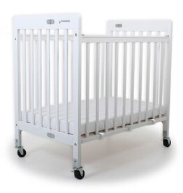 Valco Baby Stowaway Portable Foldable Wooden Cot White