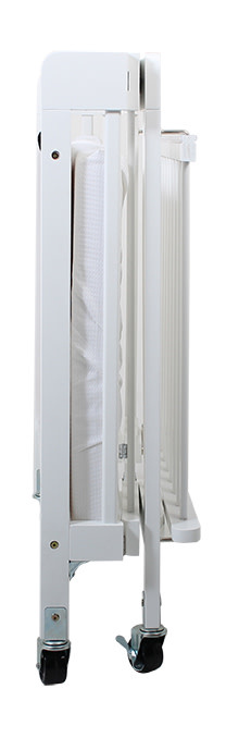 Valco Baby Stowaway Portable Foldable Wooden Cot White
