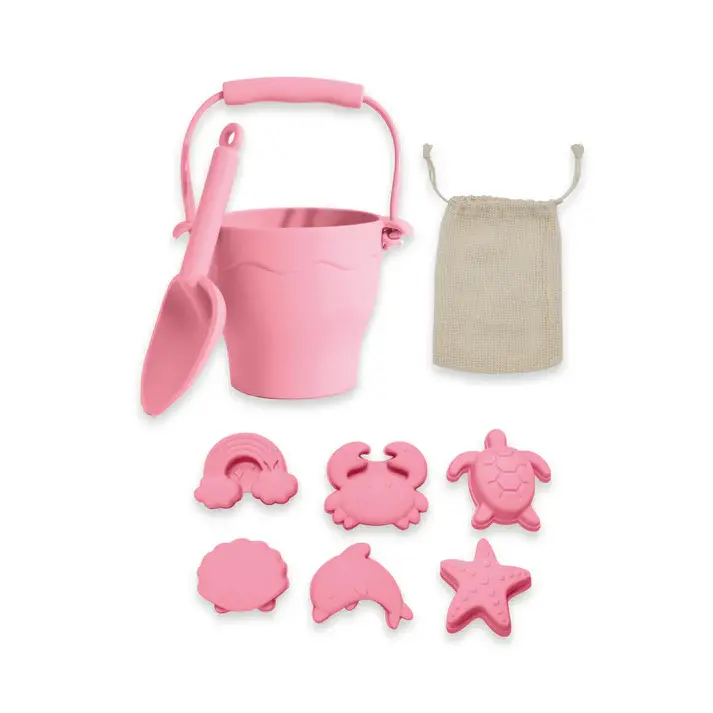 Playground Playground Silicone 8pc Bucket & Spade Set