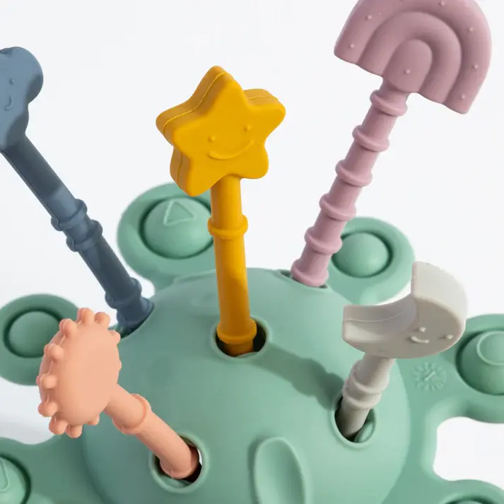 Playground Playground Silicone Zippy Activity Toy - Dusty
