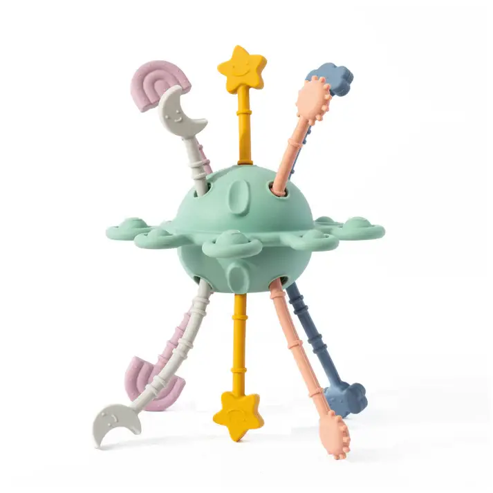 Playground Playground Silicone Zippy Activity Toy - Dusty