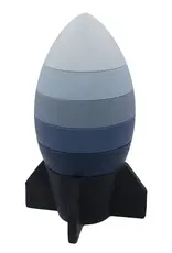 Playground Playground Silicone Rocket Stacking Puzzle Multi