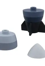 Playground Playground Silicone Rocket Stacking Puzzle Multi