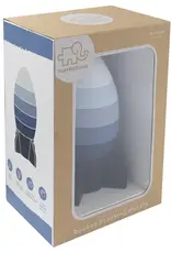 Playground Playground Silicone Rocket Stacking Puzzle Multi