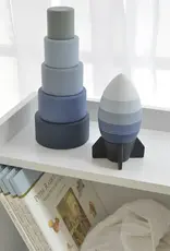 Playground Playground Silicone Rocket Stacking Puzzle Multi