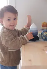 Playground Playground Silicone Rocket Stacking Puzzle Multi