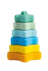 Playground Playground Silicone Star Stacking Tower - Sorbet