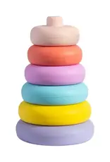 Playground Playground Silicone Ring Stacking Tower - Sorbet