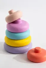 Playground Playground Silicone Ring Stacking Tower - Sorbet