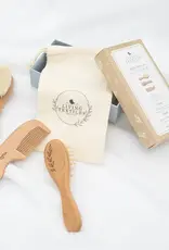 Living Textiles Living Textiles 3pc Baby Brush Set - Beech Wood