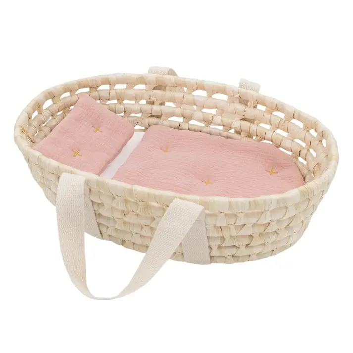 Living Textiles Living Textiles Doll Moses Basket Set