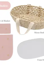 Living Textiles Living Textiles Doll Moses Basket Set