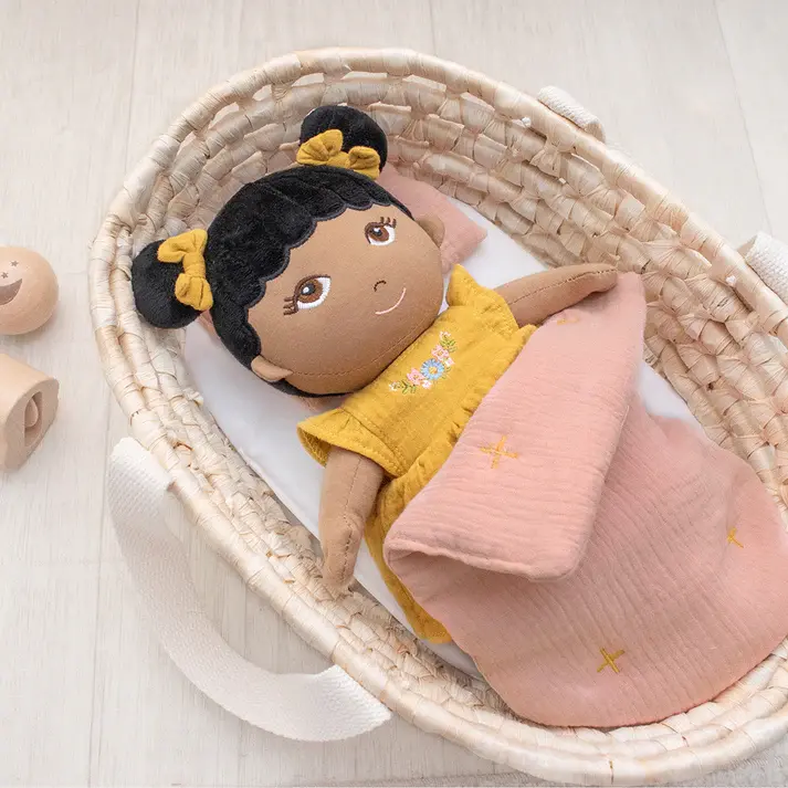 Living Textiles Living Textiles Doll Moses Basket Set