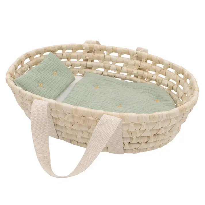 Living Textiles Living Textiles Doll Moses Basket Set
