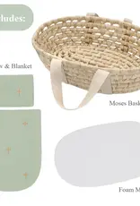 Living Textiles Living Textiles Doll Moses Basket Set
