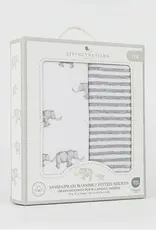 Living Textiles Living Textiles 2-pack Moses/Pram Fitted Sheet