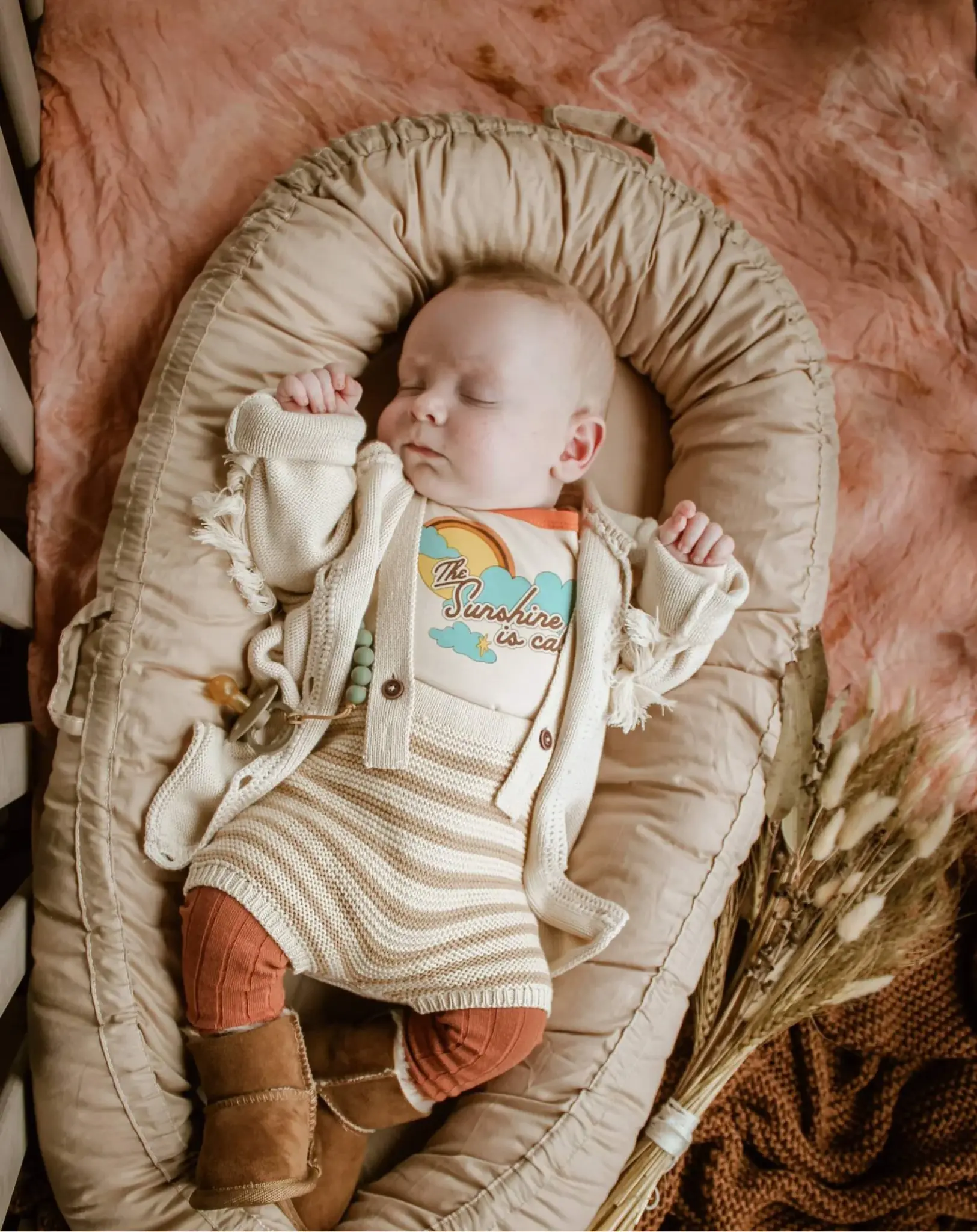 Bubba Bump Bubba Bump Oatmeal Organic Baby Lounge