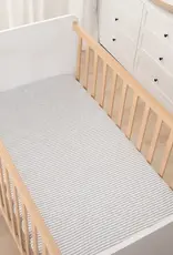 Living Textiles Living Textiles 2-pack Compact Cot Fitted Sheet - Watercolour Elephant